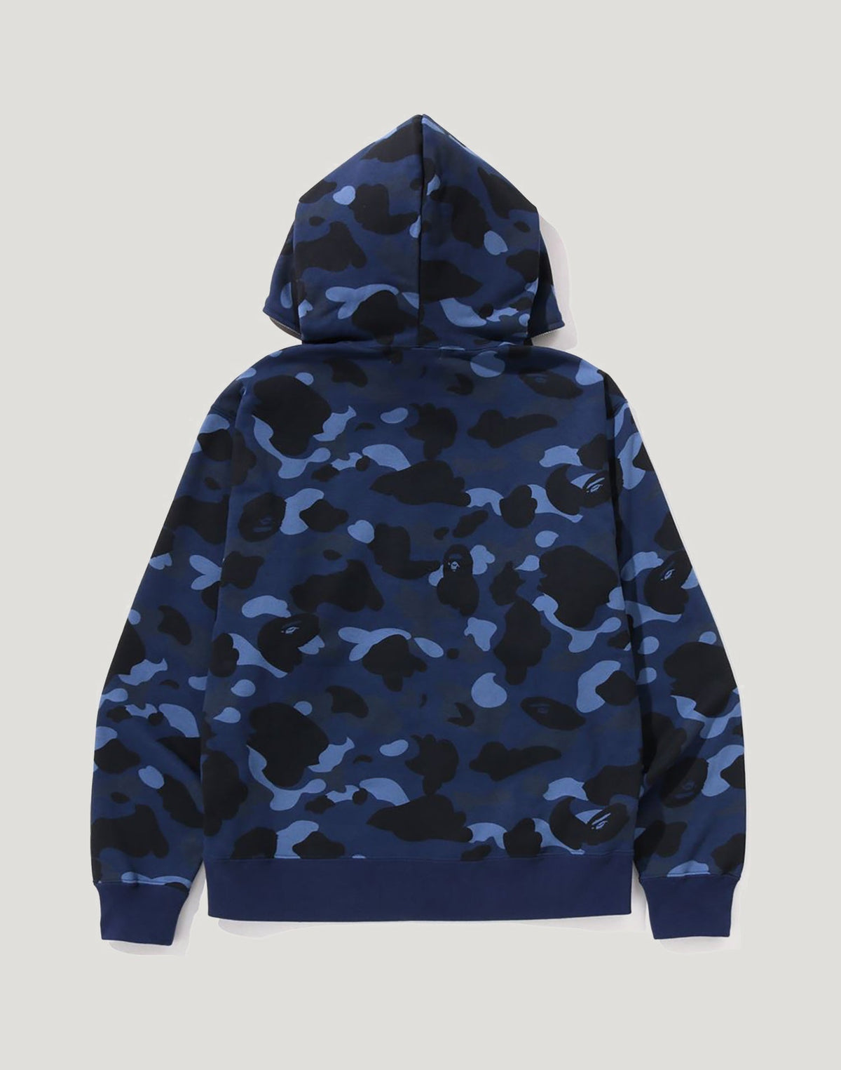 ONE POINT COLOR CAMO CROPPED FULL ZIP HOODIE MENS