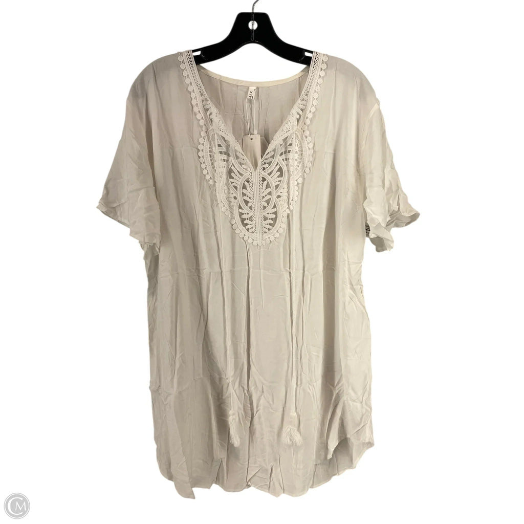 Dress Casual Short By Cme In White, Size: Xl