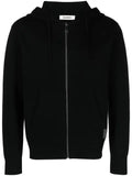 SANDRO zip-up long-sleeved hoodie