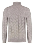 Gran Sasso cable-knit roll-neck sweater