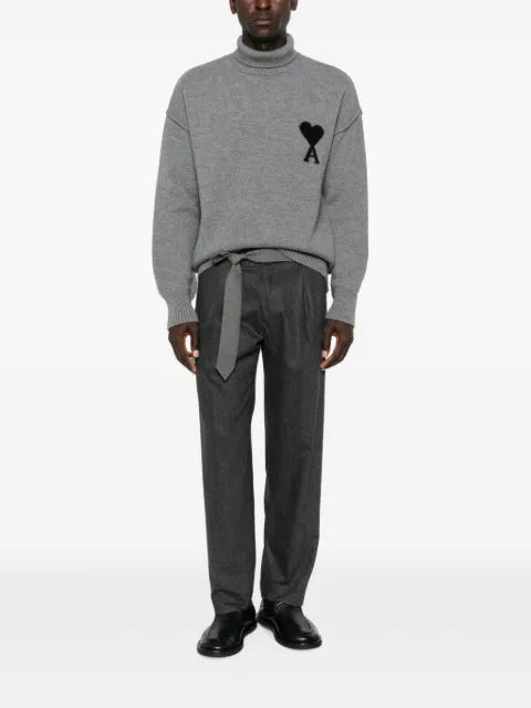 AMI Paris Ami de Coeur roll-neck sweater
