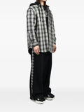 N.HOOLYWOOD check hooded shirt