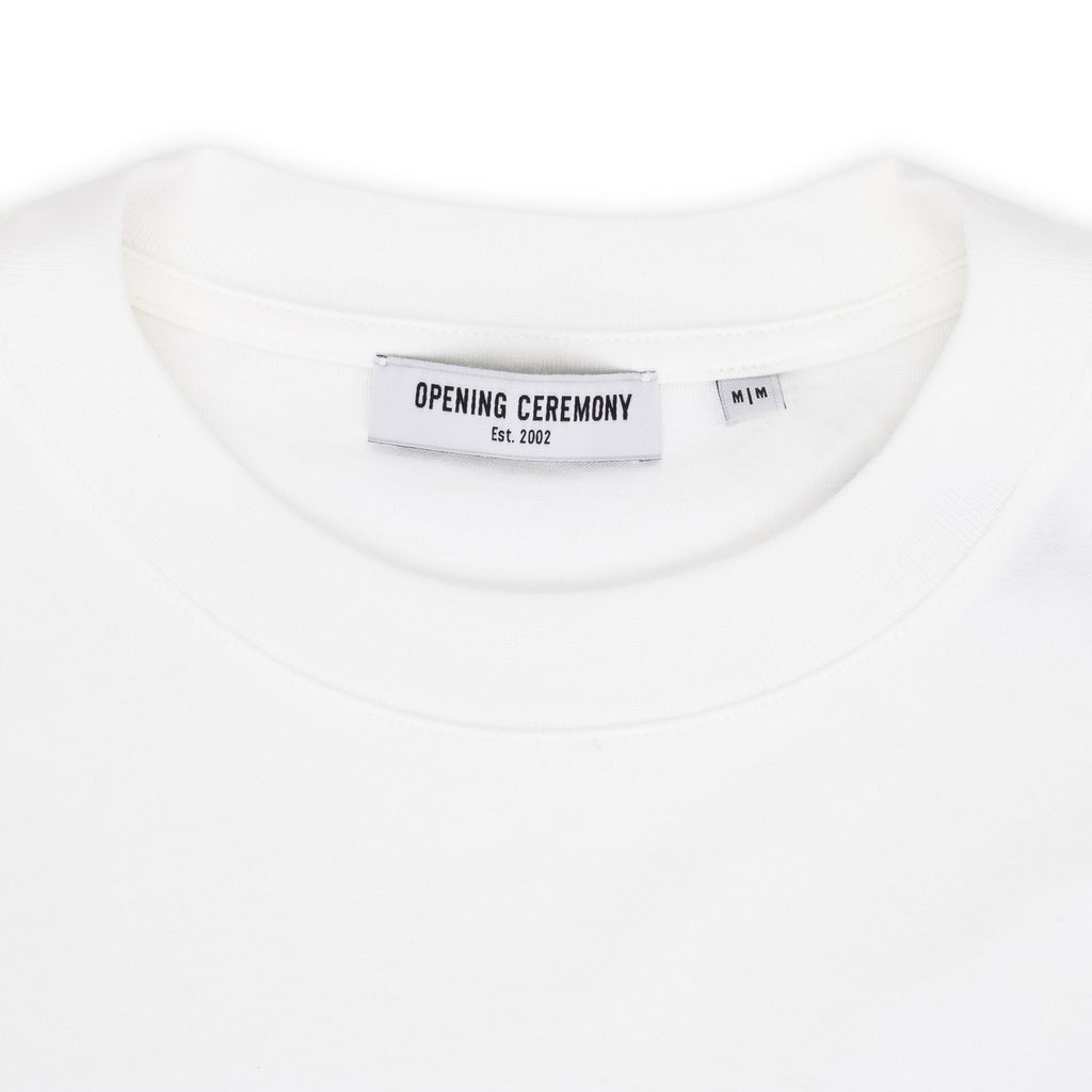 White Mini Box Logo Tee
