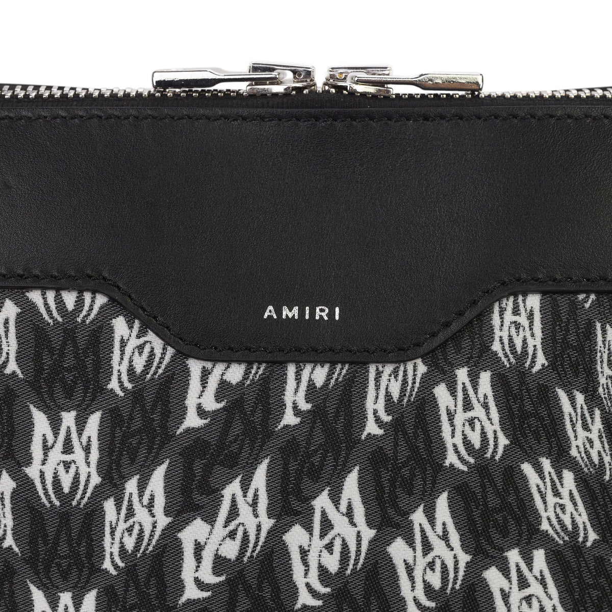Black Wavy Houndstooth Weekender Bag