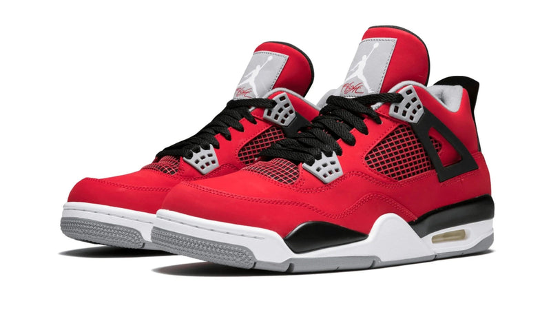 Air Jordan 4 Retro 'Toro Bravo' – All-Red Fire AJ4 with Premium Suede & Varsity Red Throughout