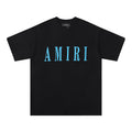 AMIRI Blue Wordmark Short-Sleeve T-Shirt