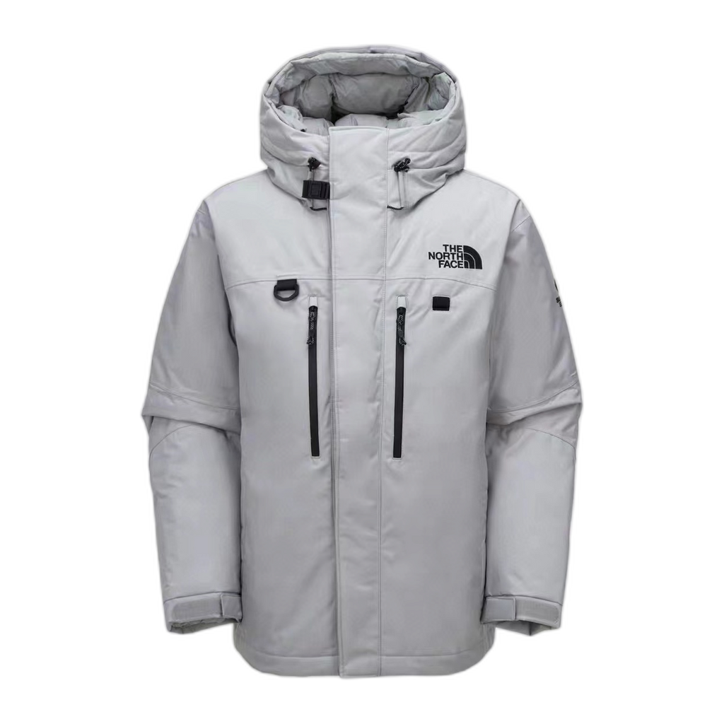 The North Face Himalayan Down Parka | Grey & White | 700-Fill